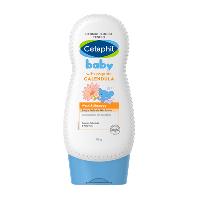 Cetaphil Baby Wash & Shampoo with Organic Calendula (230 ml)